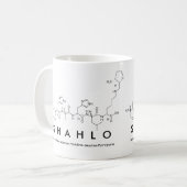 Shahlo Peptidname Tasse (Vorderseite Links)