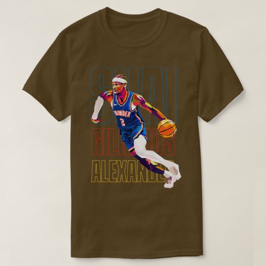 Shai Gilgeous Alexander WPAP T-Shirt (Design vorne)