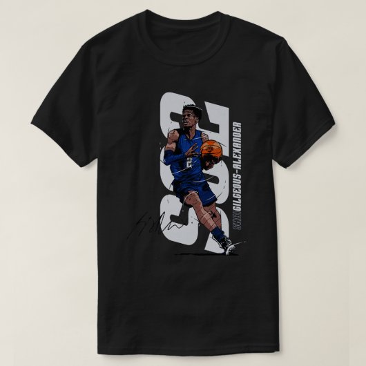 Shai GilgeousAlexander Oklahoma City Vertikal T-Shirt (Design vorne)