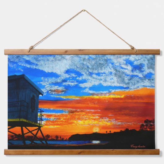 Shainys Liebe Wandteppich Mit Holzrahmen (Vorne)