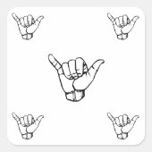 SHAKA ASL Stickers (Vorderseite)