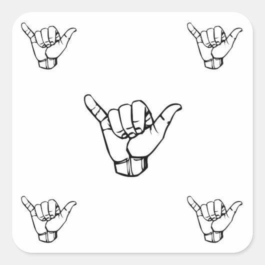 SHAKA ASL Stickers (Vorderseite)