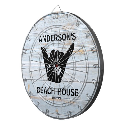 Shaka Beach House Surfer Dartscheibe (Vorderseite rechts)