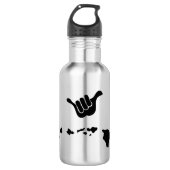 Shaka für Hawaii Edelstahlflasche (Vorderseite)