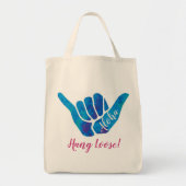 Shaka Hand Sign Aloha Hang Loose Tragetasche (Vorne)