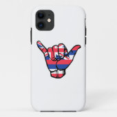 Shaka Hawaii Flag Case-Mate iPhone Hülle (Rückseite)