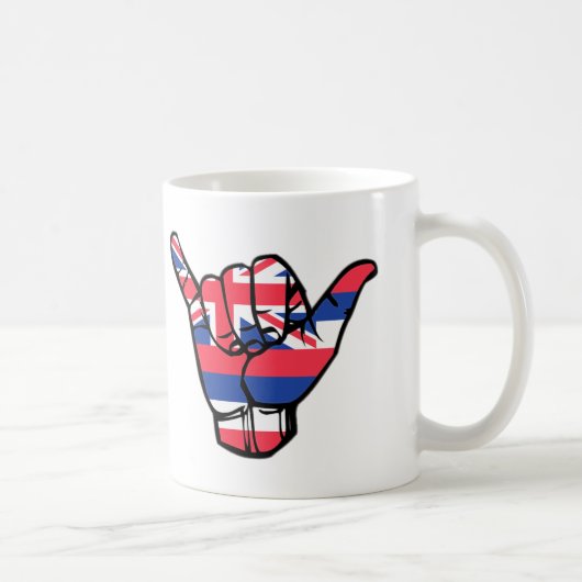 Shaka Hawaii Flag Kaffeetasse (Rechts)