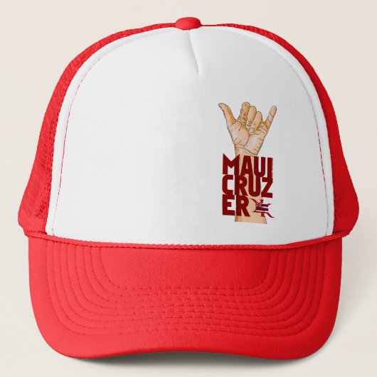 Shaka Logo asymetrisch Truckerkappe (Vorderseite)