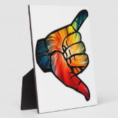 Shaka Rainbow Fotoplatte (Seite)