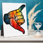 Shaka Rainbow Fotoplatte (Seite)