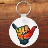 Shaka Rainbow Schlüsselanhänger (Vorderseite)