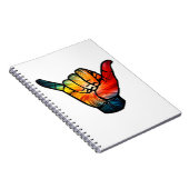 Shaka Regenbogen Notizblock (Rechte Seite)