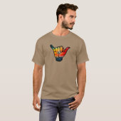 Shaka Regenbogen T-Shirt (Vorne ganz)