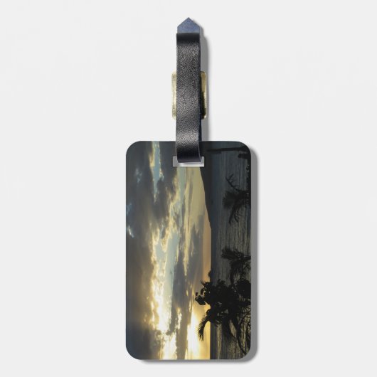 Shaka Schwestern Gepäckanhänger (Rückseite vertikal)