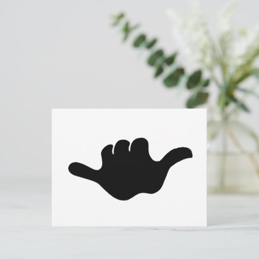 Shaka Sign Postkarte (Stehend Vorderseite)