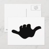 Shaka Sign Postkarte (Vorne/Hinten)