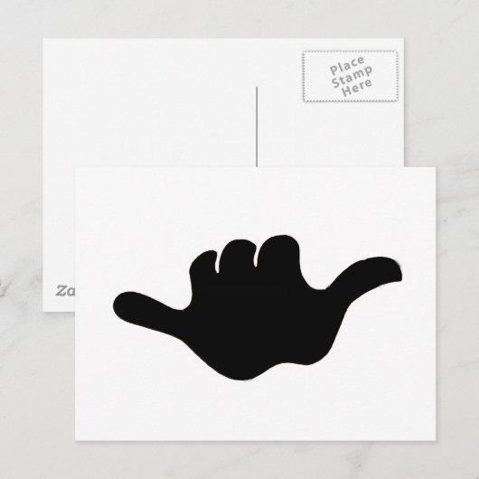 Shaka Sign Postkarte (Vorne/Hinten)