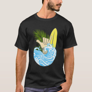Shaka Sign Vintag Hang Loose Hawaii Surfing T-Shirt