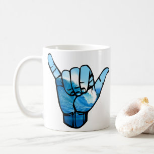 Shaka Sign Wave Kaffeetasse