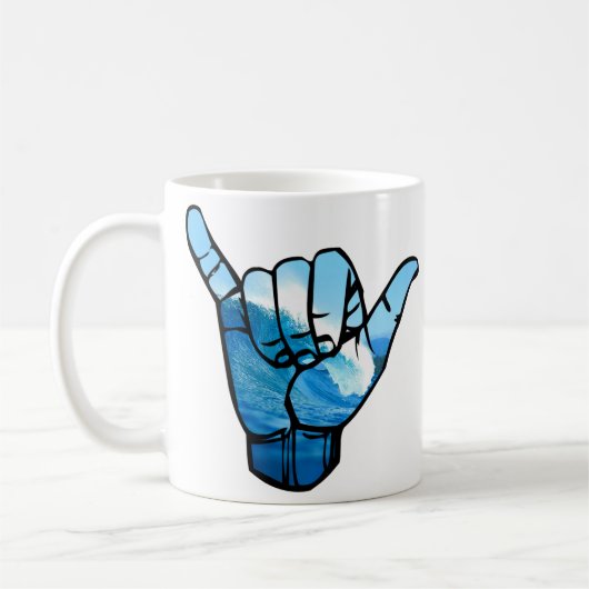 Shaka Sign Wave Kaffeetasse (Links)