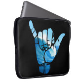 Shaka Sign Wave Rip Curl Laptopschutzhülle (Vorne Rechts)