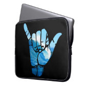 Shaka Sign Wave Rip Curl Laptopschutzhülle (Vorderseite Links)