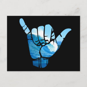 Shaka Sign Wave Rip Curl Postkarte