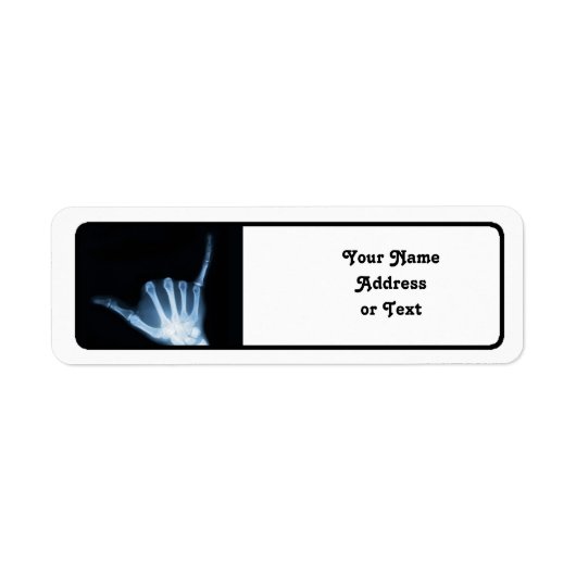 Shaka Sign X-Ray (Hang Loose) (Vorne)