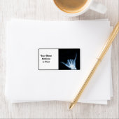 Shaka Sign X-Ray (Hang Loose) Adressaufkleber (Insitu)