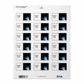 Shaka Sign X-Ray (Hang Loose) Adressaufkleber (Vorne)