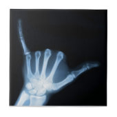 Shaka Sign X-Ray (Hang Loose) Fliese (Vorderseite)
