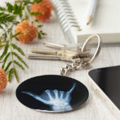 Shaka Sign X-Ray (Hang Loose) Schlüsselanhänger (Seite)