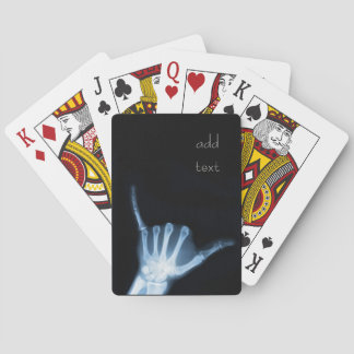 Shaka Sign X-Ray (Hang Loose) Spielkarten