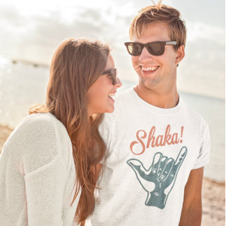 Shaka Summer Beach Surfsurfer T-Shirt