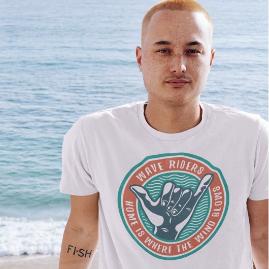 Shaka Summer Beach Surfsurfer T-Shirt