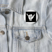 Shaka Zeichenschwarzes Button (Beispiel)