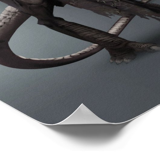 Shakal, das halb geformte Poster (Ecke)