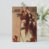 "Shakalo" Western Kunst von Gerald Cassidy Dankeskarte (Stehend Vorderseite)