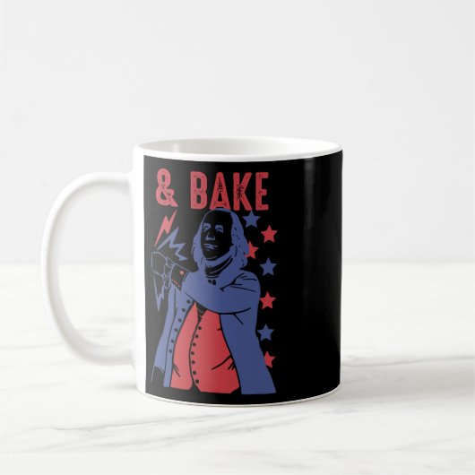 Shake and Ke Clap Hands American 4. Juli - Spaß Kaffeetasse (Links)