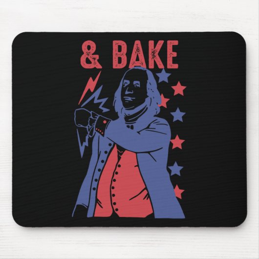 Shake and Ke Clap Hands American 4. Juli - Spaß Mousepad (Vorne)