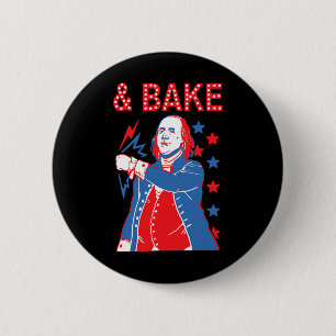 "Shake and Ke Drink American Präsidenten glücklich Button