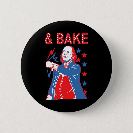 "Shake and Ke Drink American Präsidenten glücklich Button (Vorderseite)
