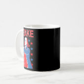"Shake and Ke Drink American Präsidenten glücklich Kaffeetasse (Vorderseite Links)