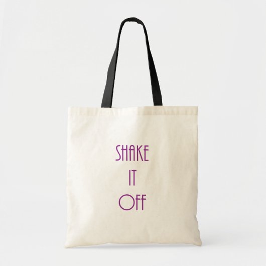 "Shake it off" Tote Bag Tragetasche (Vorne)