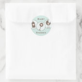 Shake Rattle and Roll Runder Aufkleber (Tasche)