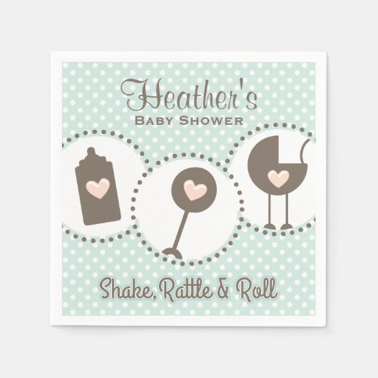 Shake Rattle and Roll Serviette (Vorderseite)