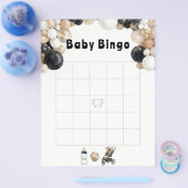 Shake, Rattle, Roll & Luftballonbogen Baby Bingo Flyer (Einzeln)