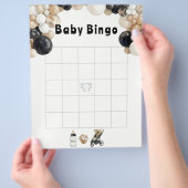 Shake, Rattle, Roll & Luftballonbogen Baby Bingo Flyer (Hand)