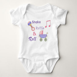 Shake Rattle und Roll Baby Girl's Bodysuit Baby Strampler