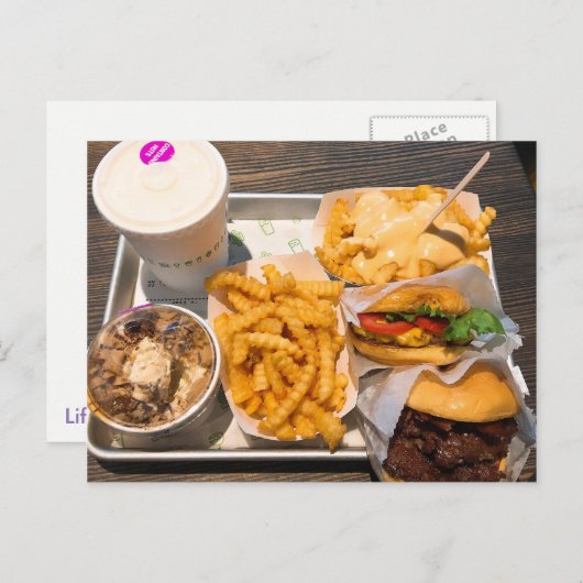 Shake Shack Postkarte (Vorne/Hinten)